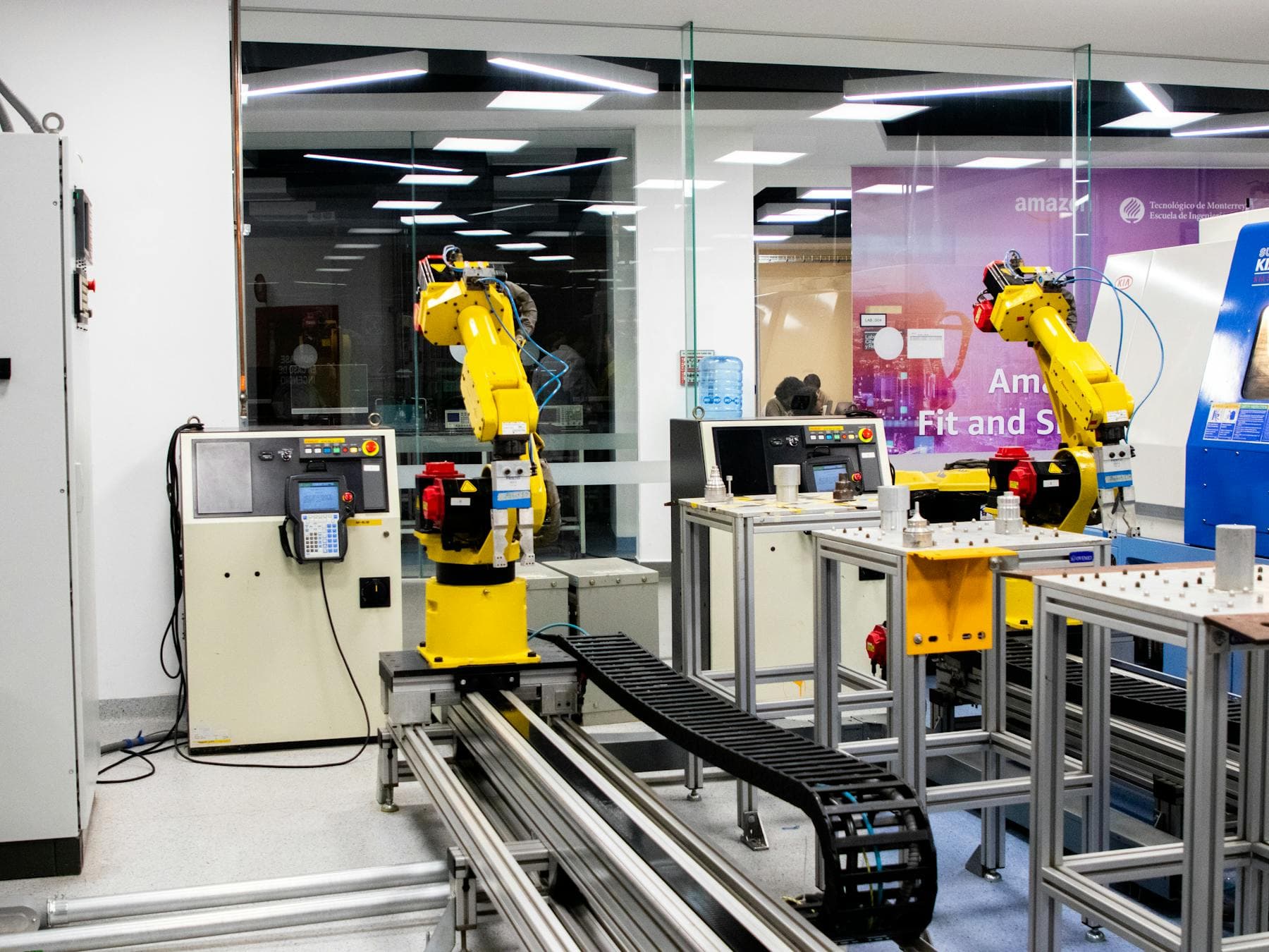 Generic robot workcell with controller and guarded automation equipment